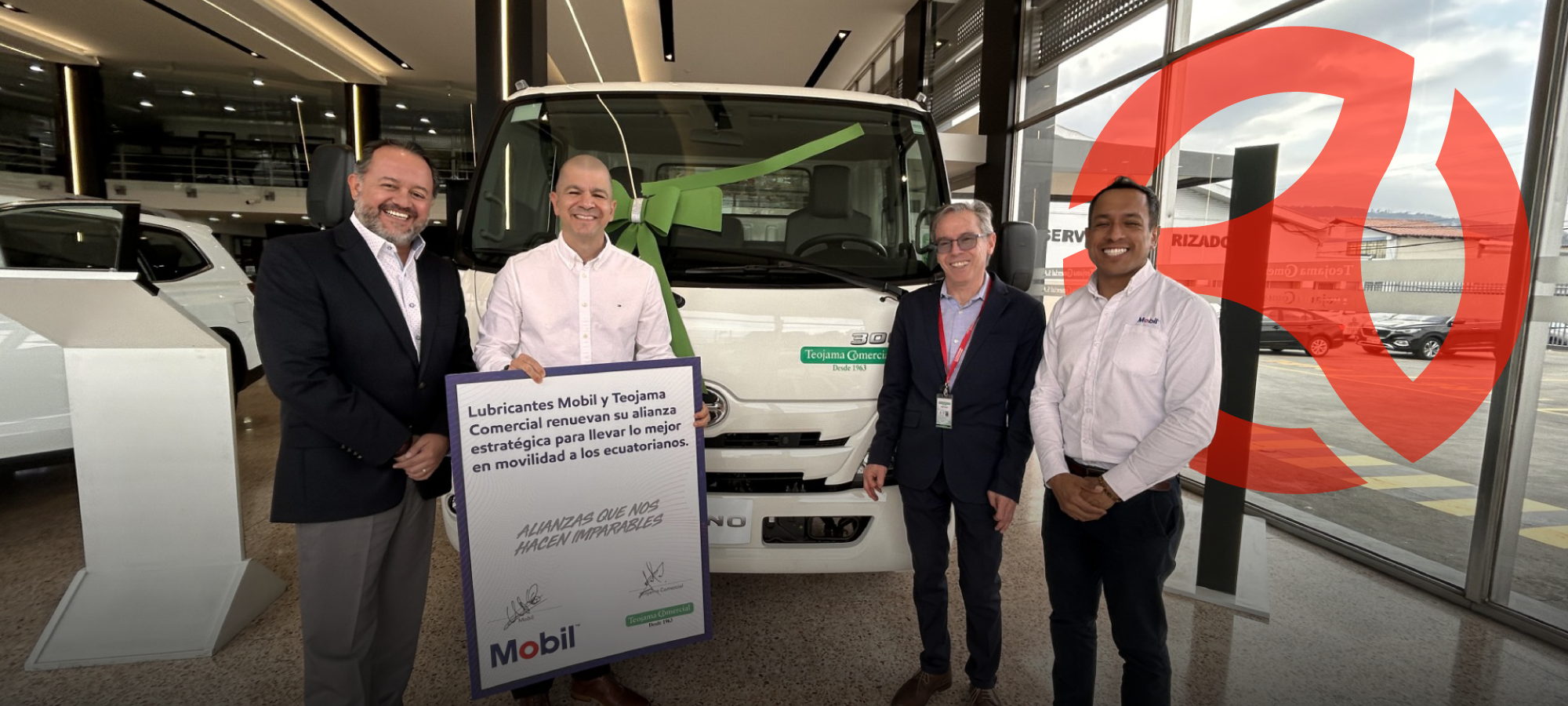 Mobil Ecuador y Teojama Comercial renuevan alianza por la movilidad